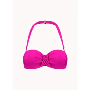 Cyell Framboise strapless, voorgevormde bikini in roze