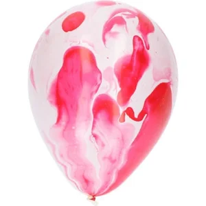 Ballonnen - Marmer - Meerkleurig - 30cm - 6st.