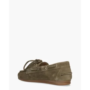 Posa Boat Loafer Khaki Dames Veterschoenen