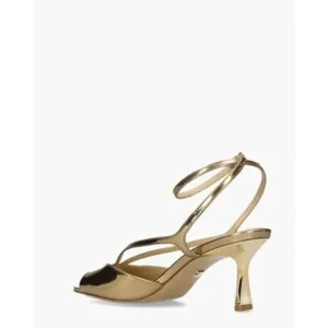 Lola Cruz Streep Goud Damespumps