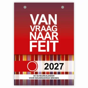 Scheurkalender - Van vraag naar feit - 2027 - 13x18cm