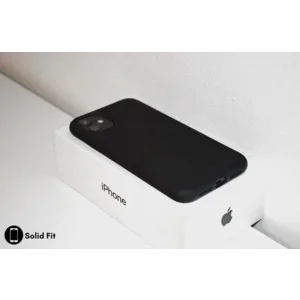 iPhone Hoesje Silicone Case Back Cover Zwart iPhone 11
