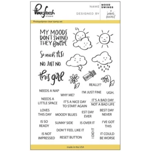 Pinkfresh Studio Clear stamp Mood swings