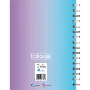 Bureau agenda - 2022 - Taalvoutjes - Softcover - 17x23cm