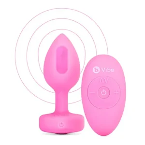 B-Vibe Vibrerende Hartvormige Butt Plug 10 Cm