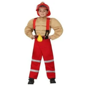Kostuum - Brandweer - Gespierd - mt.140
