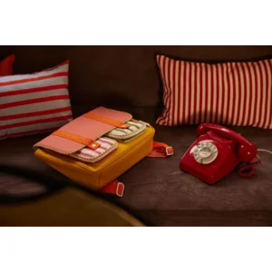 Sticky Lemon Schooltas Koraal Roze Geel