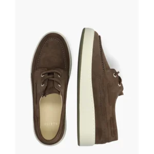 Nubikk Jiro Yacht Dk Grey Suede Heren Bootschoenen