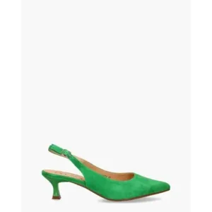Di Lauro Rebecca Groen Dames Slingbackpumps
