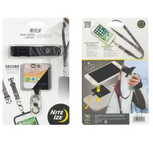 Nite Ize Hitch telefoon anker met draagkoord Zwart HPAL-01-R7