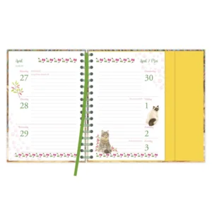 Spiraal agenda - 2026 - Franciens katten - Evi - 11x15.5cm