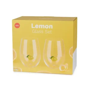 Balvi Glazenset Citroen 500ml x2 Glas