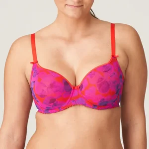 Prima Donna Twist Lenox Hill voorgevormde bh in rood en blauw