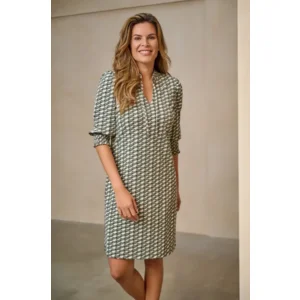 Kleedje Miranda Zoso Groen/Beige XXL