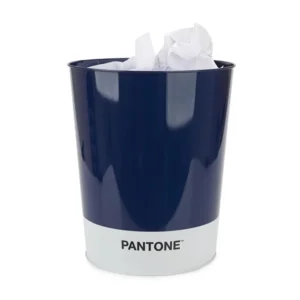 Prullenbak Pantone 10 L Tin Blauw / Wit