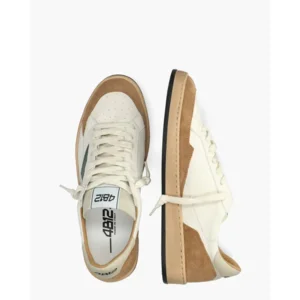 4b12 Play.New Wit/Groen Herensneakers