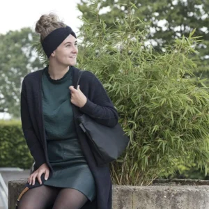 Knit Factory Haarband: 4 kleuren, Beige - Zwart- Stone Red - Taupe ( KNIT.19 / Knit.20 / Knit.21 / Knit.22 )