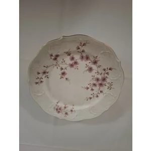 Lindner Bavaria porzellan 	18 Blütenzweig Anna-Maria	Plat bord	24 cm	Handarbeid