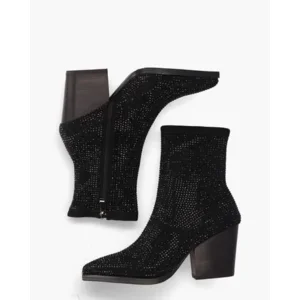 Shemerry NA001 Zwart Dames Enkelboots
