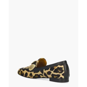 Gioia Yulu Zwart/Bruin Damesloafers