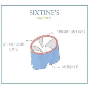 Sixtine's Herenboxershort los: Olivia ( SIX.12 )