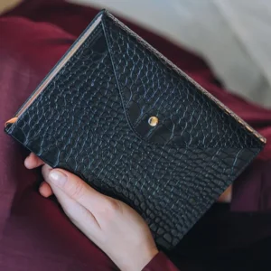 Artebene notebook MAJOIE CROC ZWART DOTTED