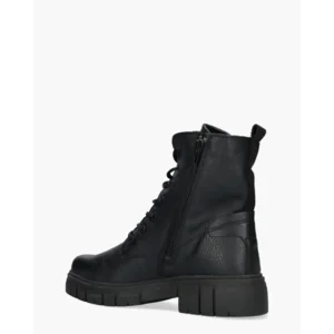 Cypres Uta Zwart Dames Veterboots
