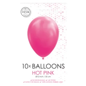 Ballonnen - Fel roze - 10st.