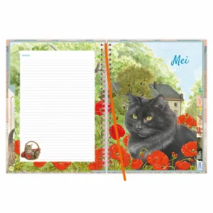 Agenda - Blue - Franciens katten - Spiraal - 2027 - 17x23cm