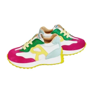 Rondinella kindersneaker 4737 Wit/roze 21