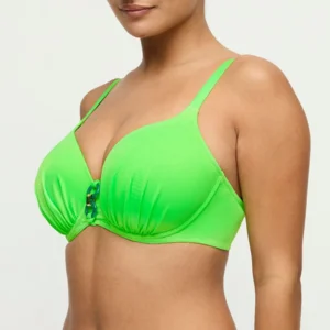 Prima Donna Bikini Top: Pilon, Neon Lime, Hartvorm, voorgevormd, europese maten  pdo.487