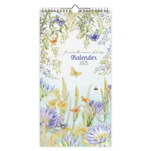Maand notitiekalender - 2025 - Janneke Brinkman - Goudenregen - 18x34,5cm