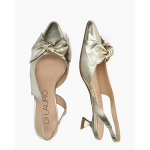 Di Lauro Danae Goud Dames Slingbackpumps