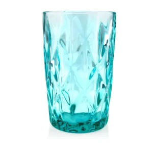 Affekdesign Longdrinkglas Getint Turquoise 300ml Elise Set van 6
