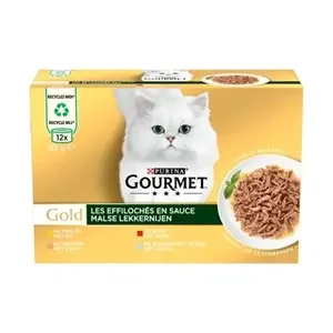 GOURMET GOLD MALSE LEKKERNIJEN MULTIPACK 12X85 GR
