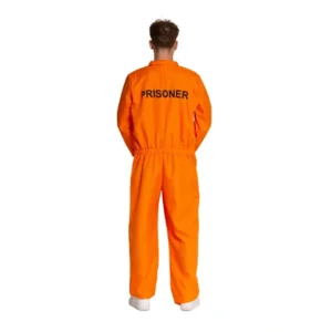 Kostuum - Gevangene - Oranje - Jumpsuit - L