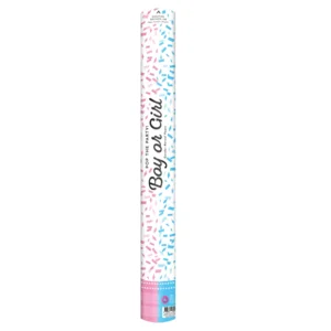 Confettikanon - Gender reveal - Roze - Papier - 60cm