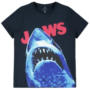 Name it jaws tshirt donker kids