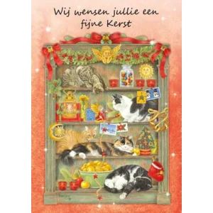 Kaart - Kerst - JBS - Wij wensen jullie een fijne kerst - KSF045
