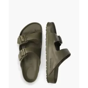 Birkenstock Arizona Essentials Legergroen Herenslippers