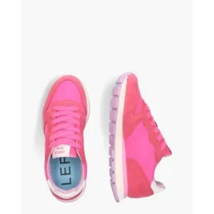 SUN68 Ally Solid Nylon Roze Damessneakers