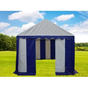 Partytent 3x6 Premium PVC Brandvertragend | Blauw / wit