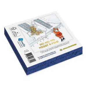 Kaarten - Kerst - Jan van Haasteren - Boom op auto & glijden van het dak - 10st.