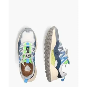 Flower Mountain Washi Blauw/Wit Herensneakers