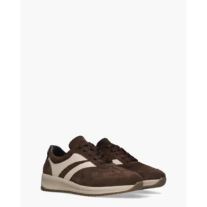 Cypres Adi Bruin/Wit Damessneakers
