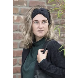 Knit Factory Haarband: 4 kleuren, Beige - Zwart- Stone Red - Taupe ( KNIT.19 / Knit.20 / Knit.21 / Knit.22 )