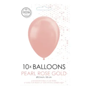 Ballonnen - Pearl roségoud - 10st.
