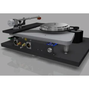 Thorens TD1601 High End platenspeler Zwart glans