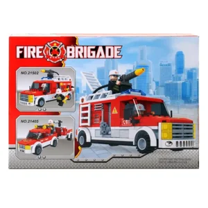 Brandweerwagen met waterspuit