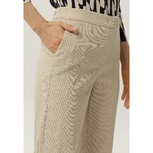 Frank Walder broek: Beige, ribfluweel, Anna ( WAL.70 )